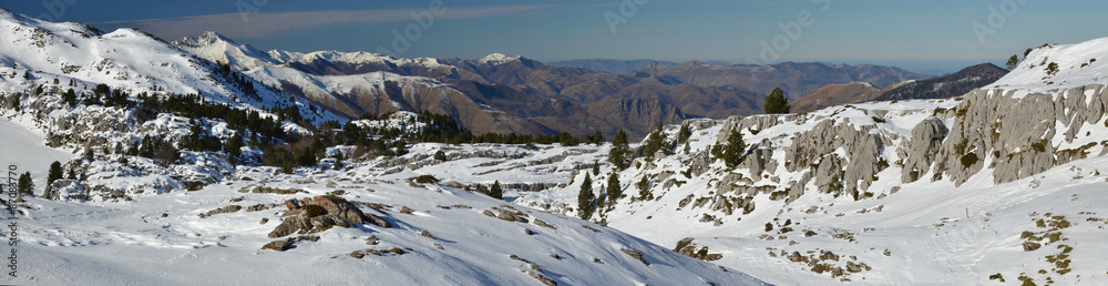 Surroundings of the ski resort Pierre Saint Martin