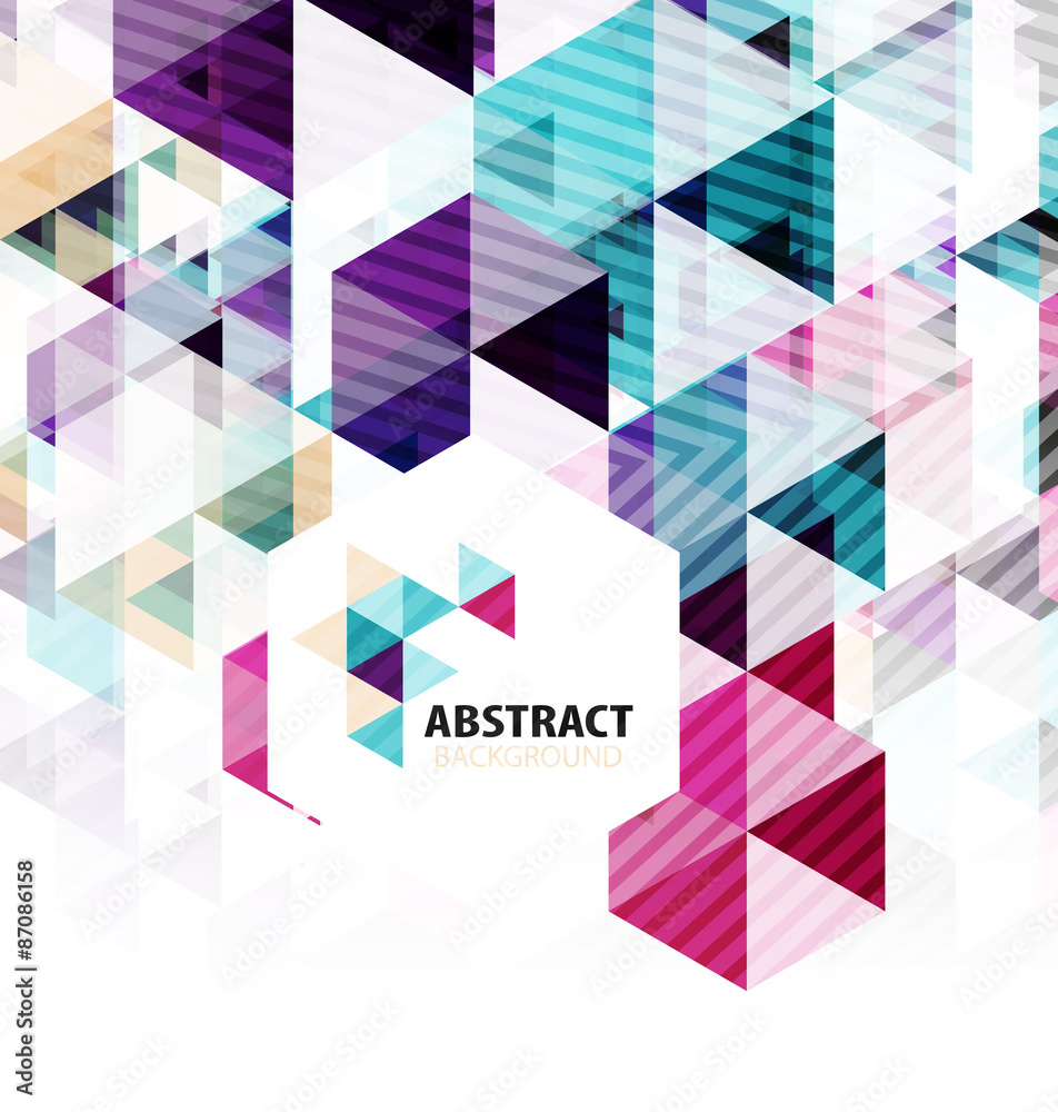 Geometric abstract polygonal background Geometric abstract polygonal background