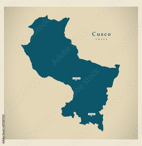 Modern Map - Cusco PE