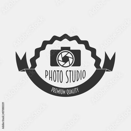 Foto studio logo. Foto studio emblem. Photo studio logo   Fotostudio emblem, logo. Can be used to design business cards, flyers, posters, as a concept for the logo to be printed on T-shirts