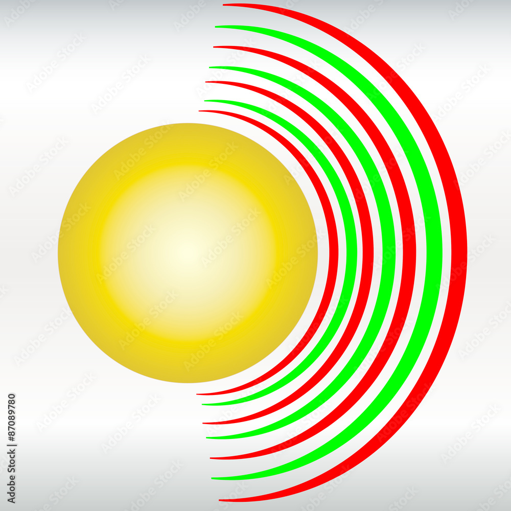 Ausstrahlung Stock-Vektorgrafik | Adobe Stock