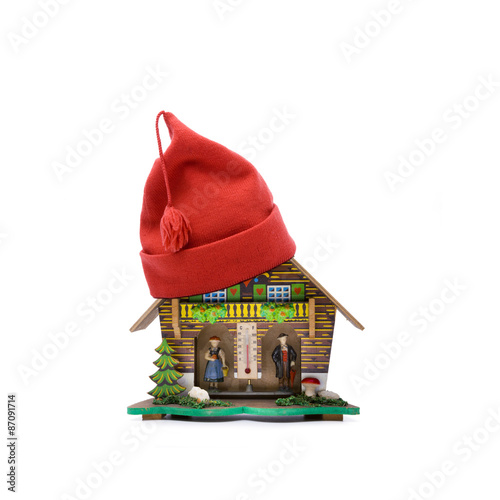 Wetterhaus mit Mütze