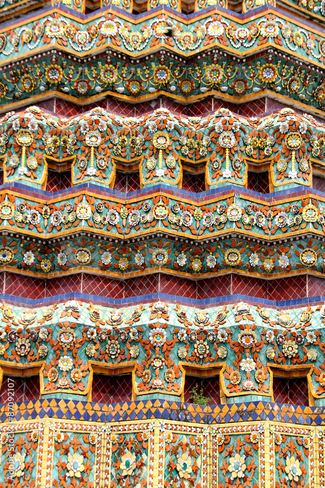 Detail from the Thai temple