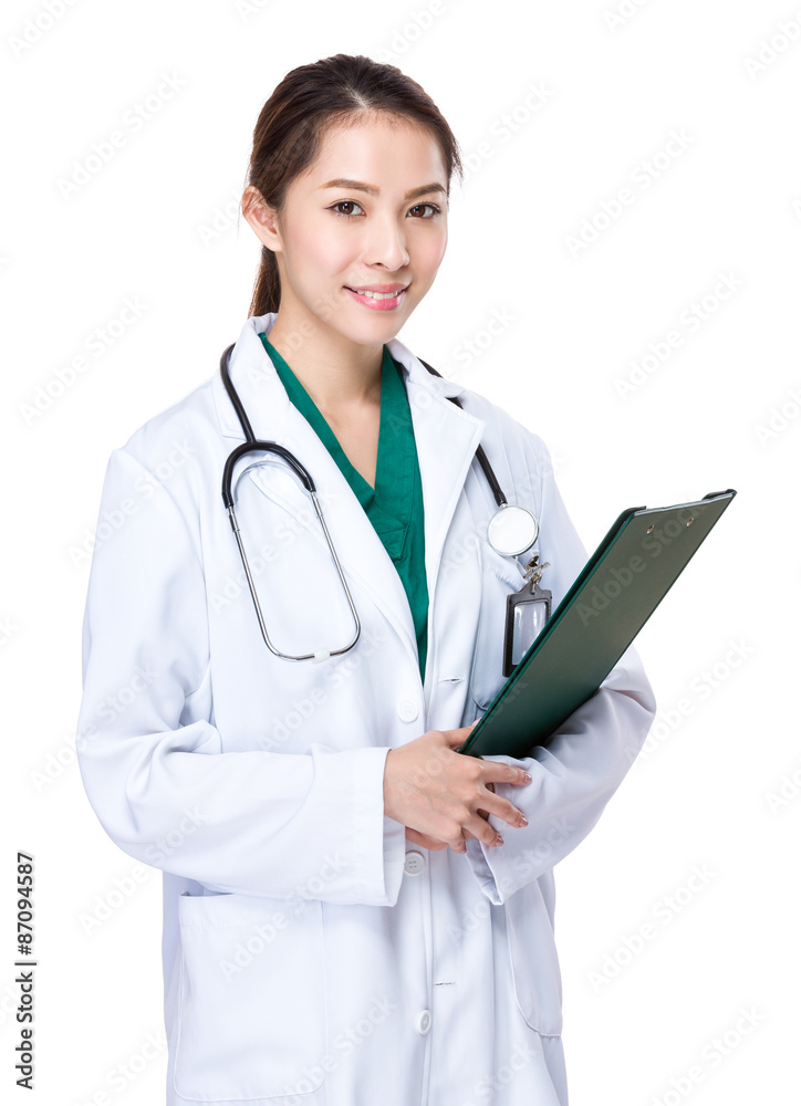 Doctor hold with clipboard Doctor hold with clipboard