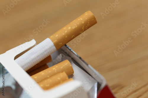 cigarette in a paccigarette in a packk