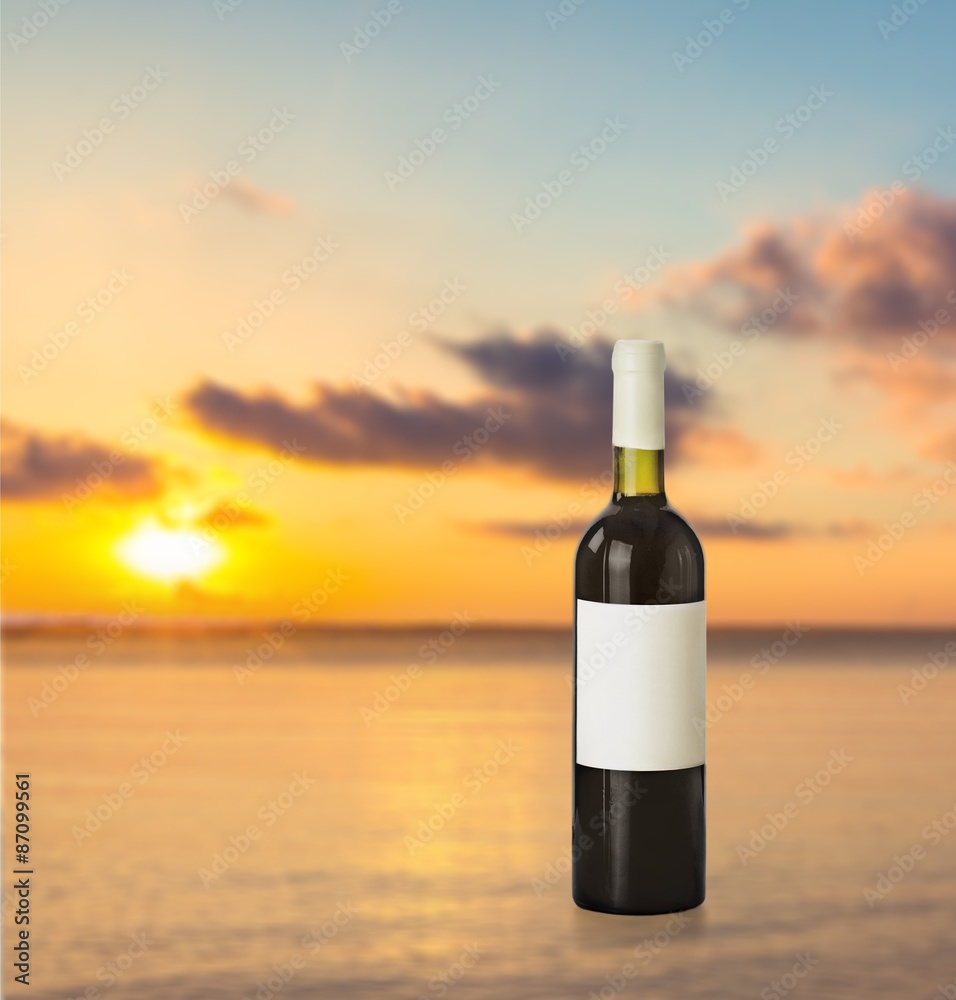 Fototapeta premium Wine Bottle, Wine, Bottle.