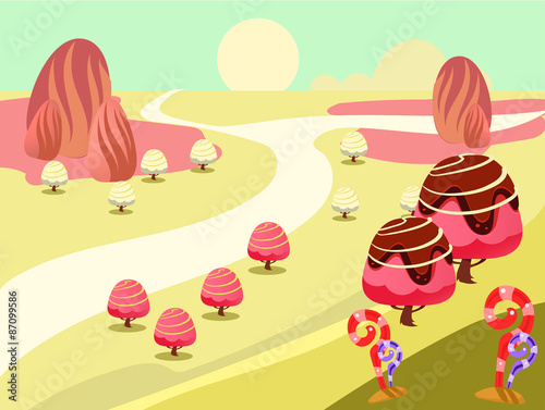 Candy Land Vector