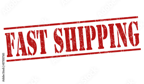 Fast shipping stamp