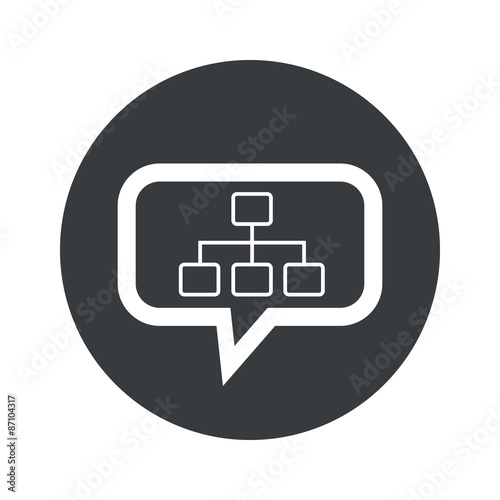 Round scheme dialog icon