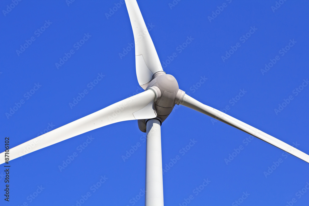 Modern wind turbine top Modern wind turbine top