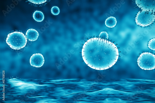 Medical illustration of the Bacteria