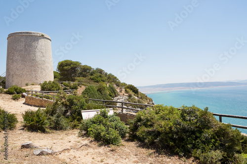 Torre del Tajo of Barbate in the Natural Parque.  Andalucia-Spain 