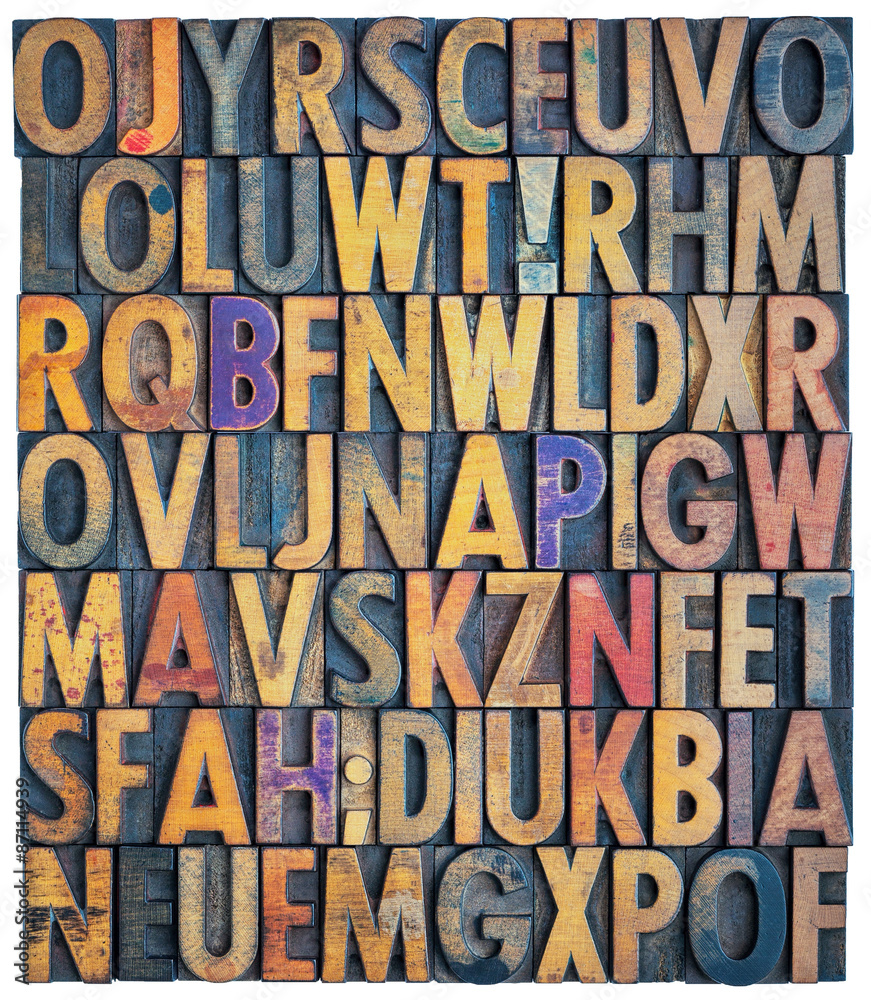 grunge letterpress alphabet background grunge letterpress alphabet background