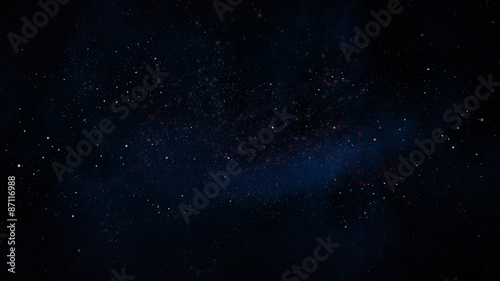 Open stars cluster 3d rendering