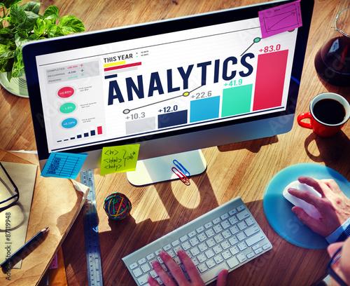 Analitics Data Analysis Strategy Statistic Concept photo