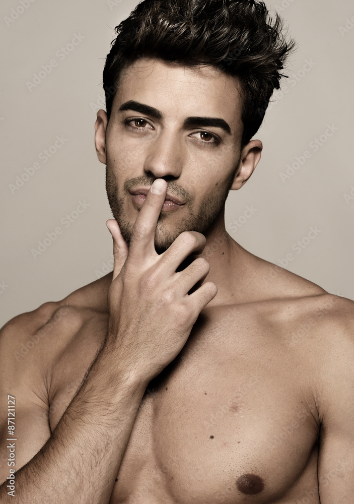 Portrait of an erotic young man .. Portrait of an erotic young man ..