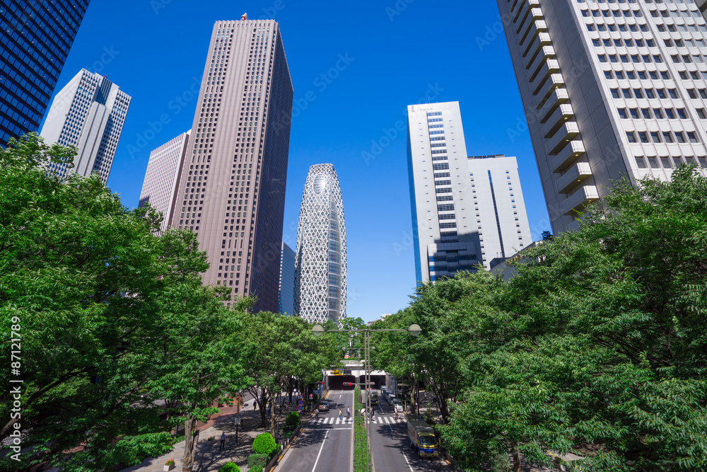 Obraz premium 高層ビル群 東京 西新宿