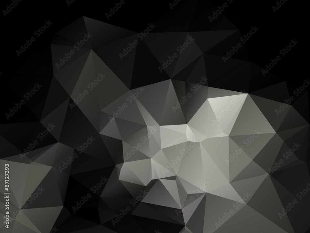 Fototapeta premium Abstract Triangular Background Light and shade