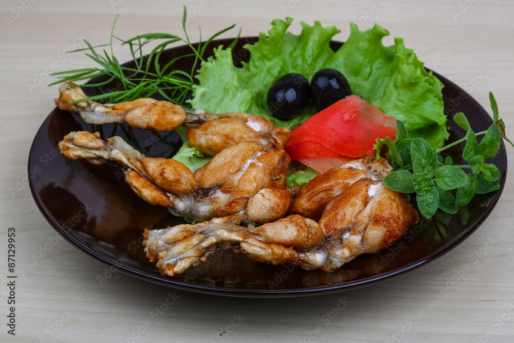 Fried frog legs Fried frog legs