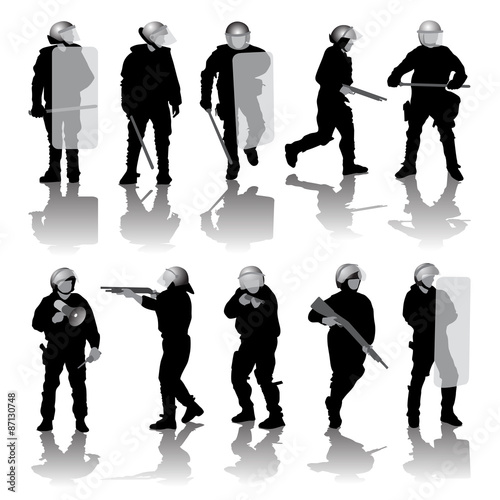 Riot police