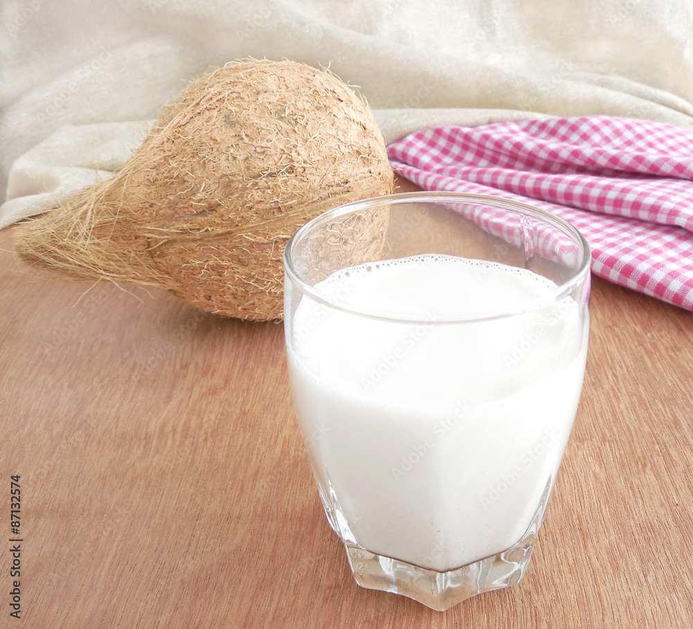Coconut milk. Coconut milk.