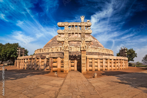 Great Stupa. Sanchi, Madhya Pradesh, India