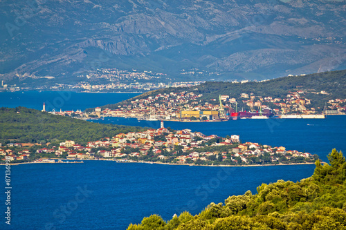 Trogir bay Adriatic archipelago view