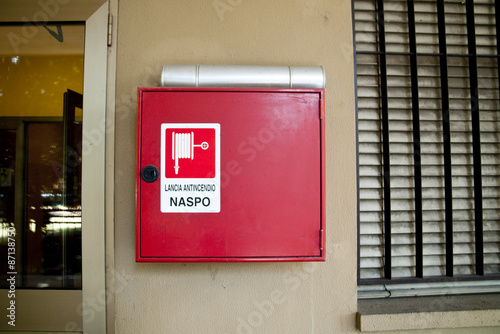 atrezzatura antincendio, Naspo, cassetta antincendio, 