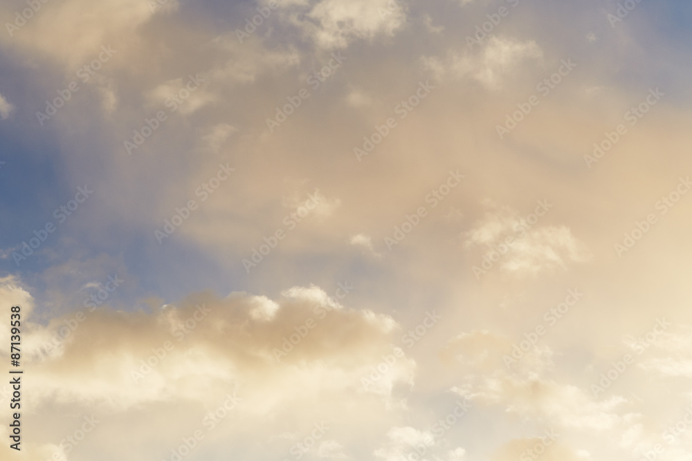 Obraz premium Evening sky