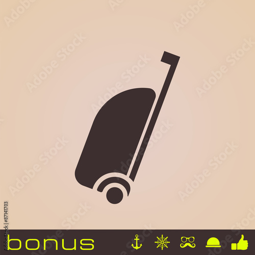travel bag icon view profile