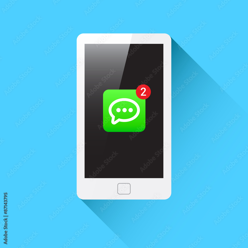 Phone Message Notification Icon Phone Message Notification Icon