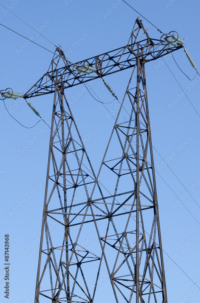 high-voltage power line