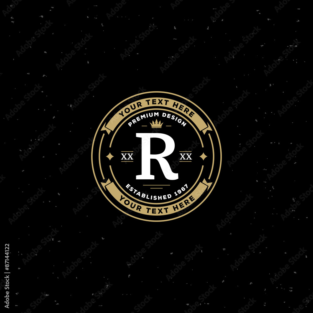 Fototapeta premium MonogramR