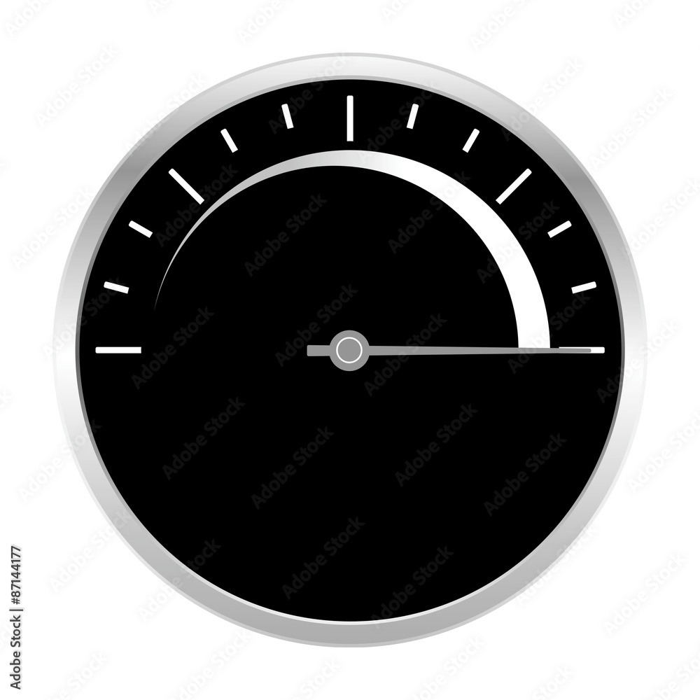 Speedometer scale max icon black and white Speedometer scale max icon black and white