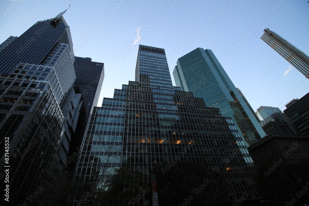 New York City, Wolkenkratzer in der Park Avenue in Midtown Manhattan