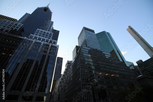 New York City  Wolkenkratzer an der Park Avenue in Midtown Manhattan