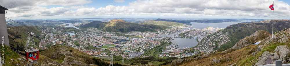 On top of Bergen , Norway
