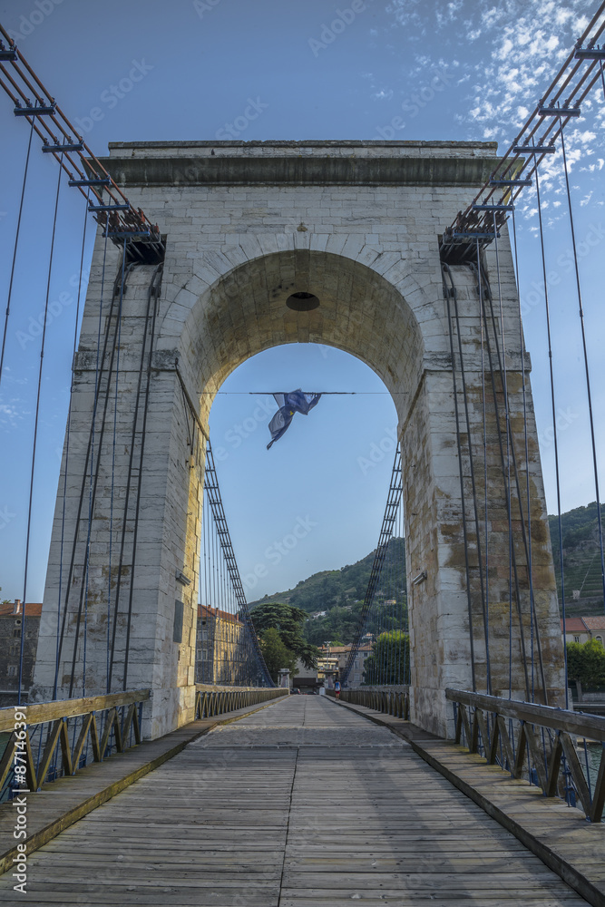 Obraz premium pont suspendu