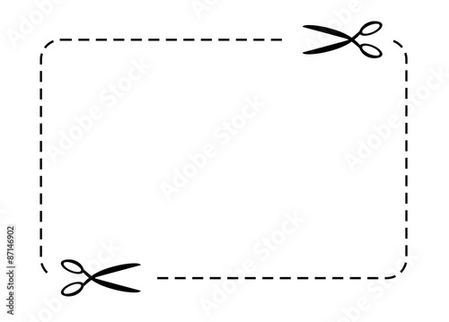 Vector cupon border