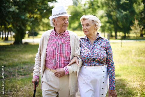 Slika na platnu Friendly seniors