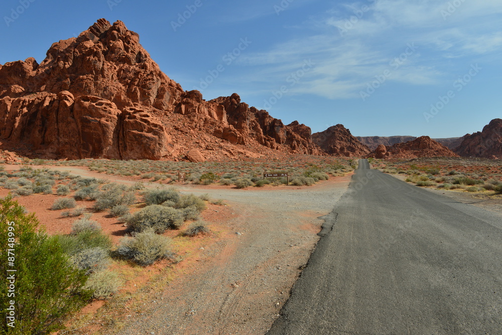 Valley of Fire State Park in Nevada, USA.