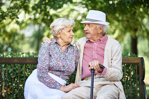Fotografi Restful seniors