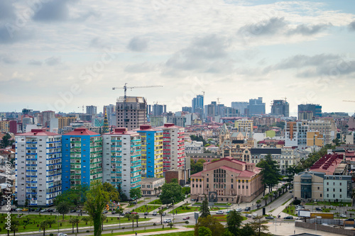 Batumi downtown cityscape, ...