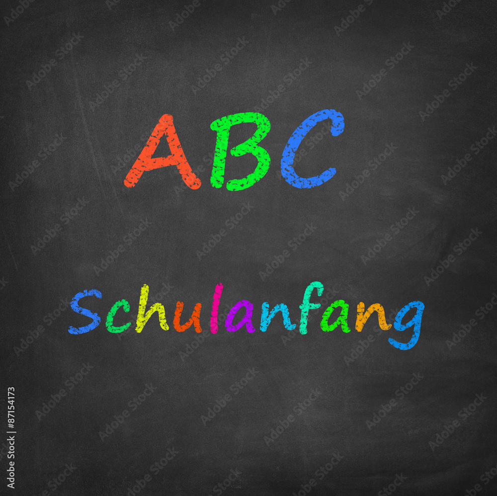 Obraz premium Schulanfang