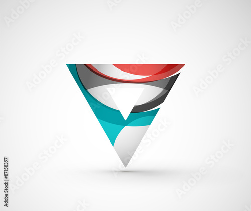 Abstract geometric company logo triangle, arrow Free Download Abstract geometric company logo triangle, arrow - GFXLoad