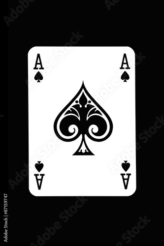 Playing card photo