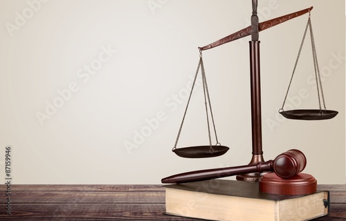 Legal, symbol, gavel.