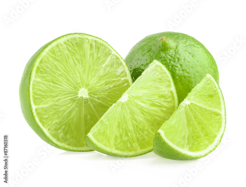 Lime isolated