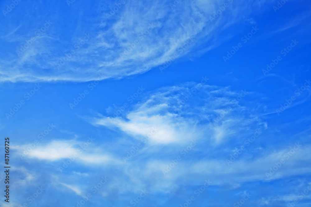 blue sky with clouds