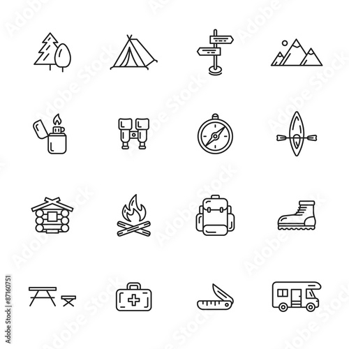 Camping Icons